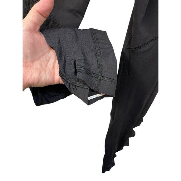 LULULEMON Speed Tight III Ruched Ankle Black Full Pocket Legging Size 4 - Picture 6 of 8